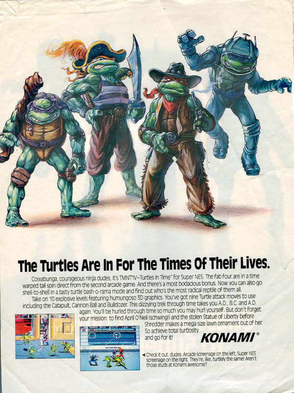 TMNT IV Turtles in Time (SNES)