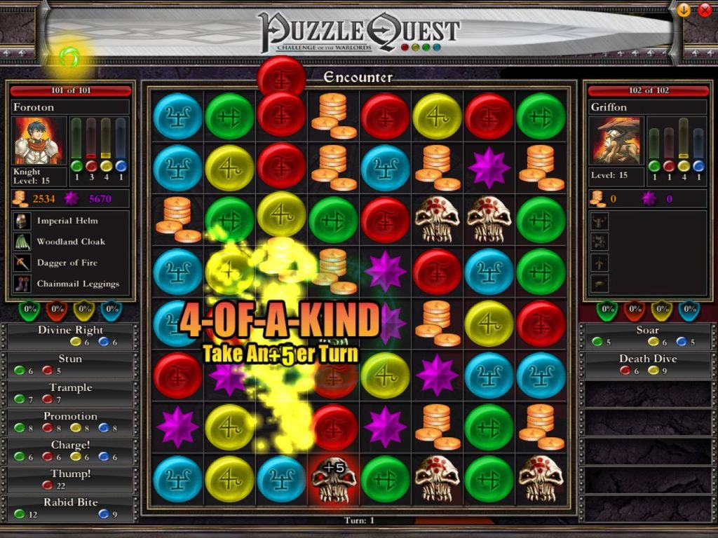 Recenzja | Puzzle Quest: Challenge of the Warlords (PC, PSP, NDS, Xbox 360)